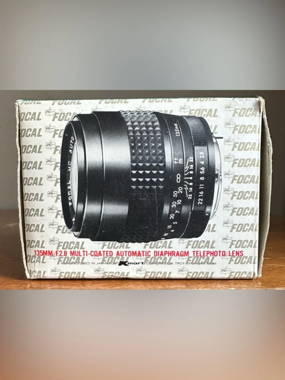 Focal MC Auto 135mm F2.8 Multi-Coated Automatic Diaphragm Telephoto Lens K-Mount